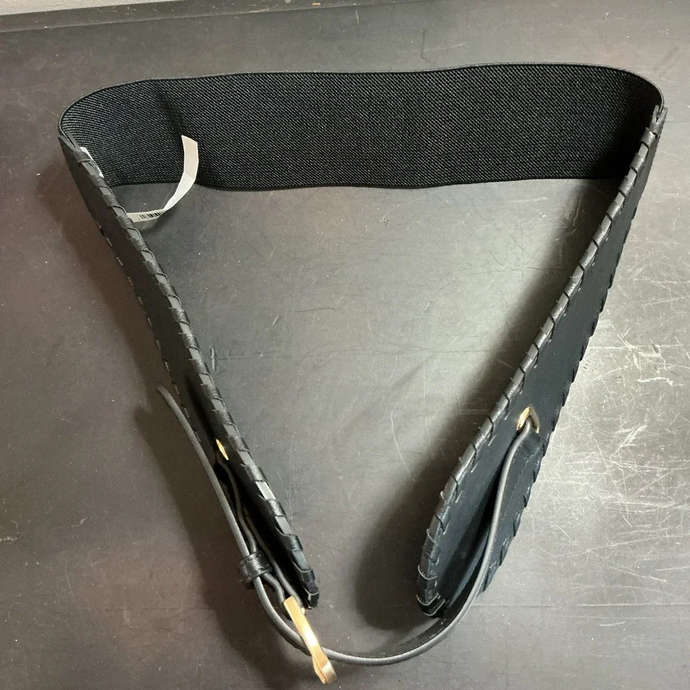 Jessica Simpson Black stretch belt Small women's