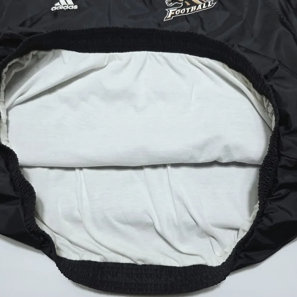 VTG Western Michigan Broncos Football Adidas Mens XL Pullover V-neck Windbreaker