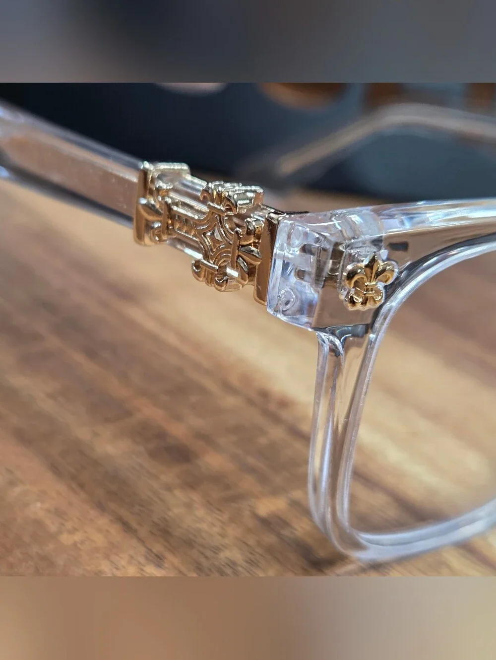 Clear UNISEX Chrome Hearts Eyeglasses Frames - Transparent Style