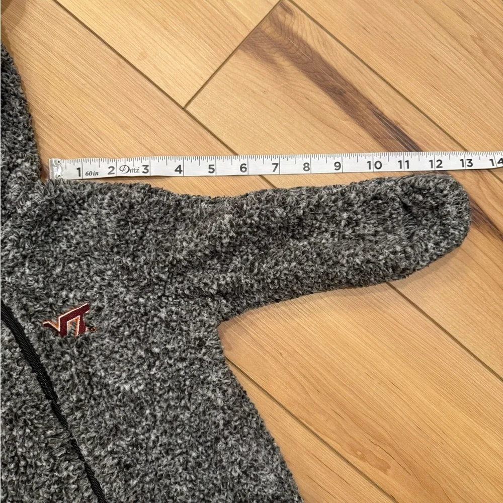 Cozy Gray Hooded Baby Footie with Ear Detail