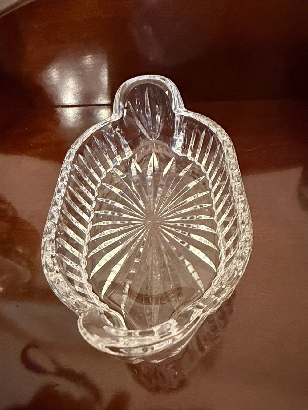 Waterford Crystal tray , trinket Dish, soap dish ,