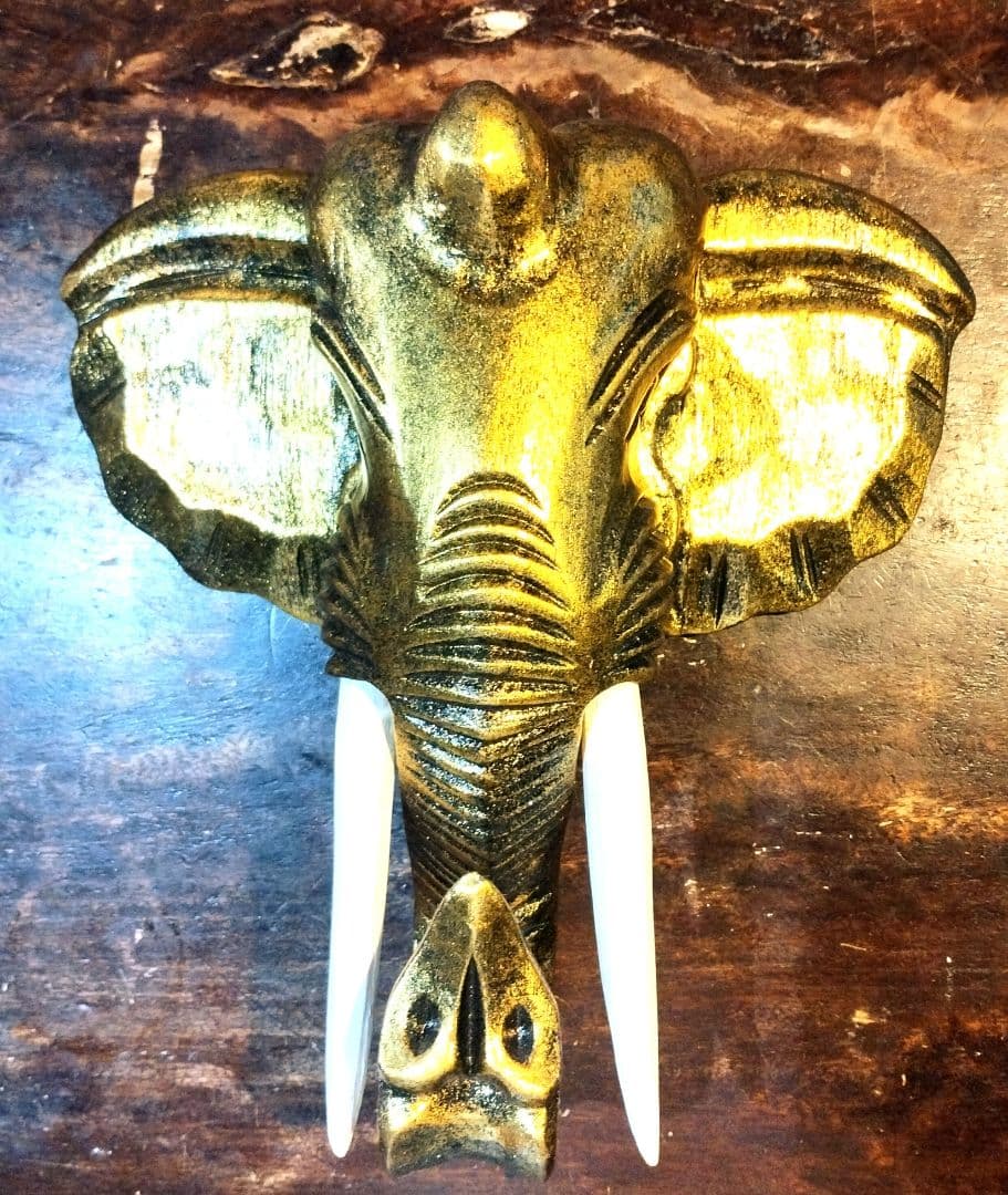 Bali Antique Ganesha Elephant Lucky Ornament