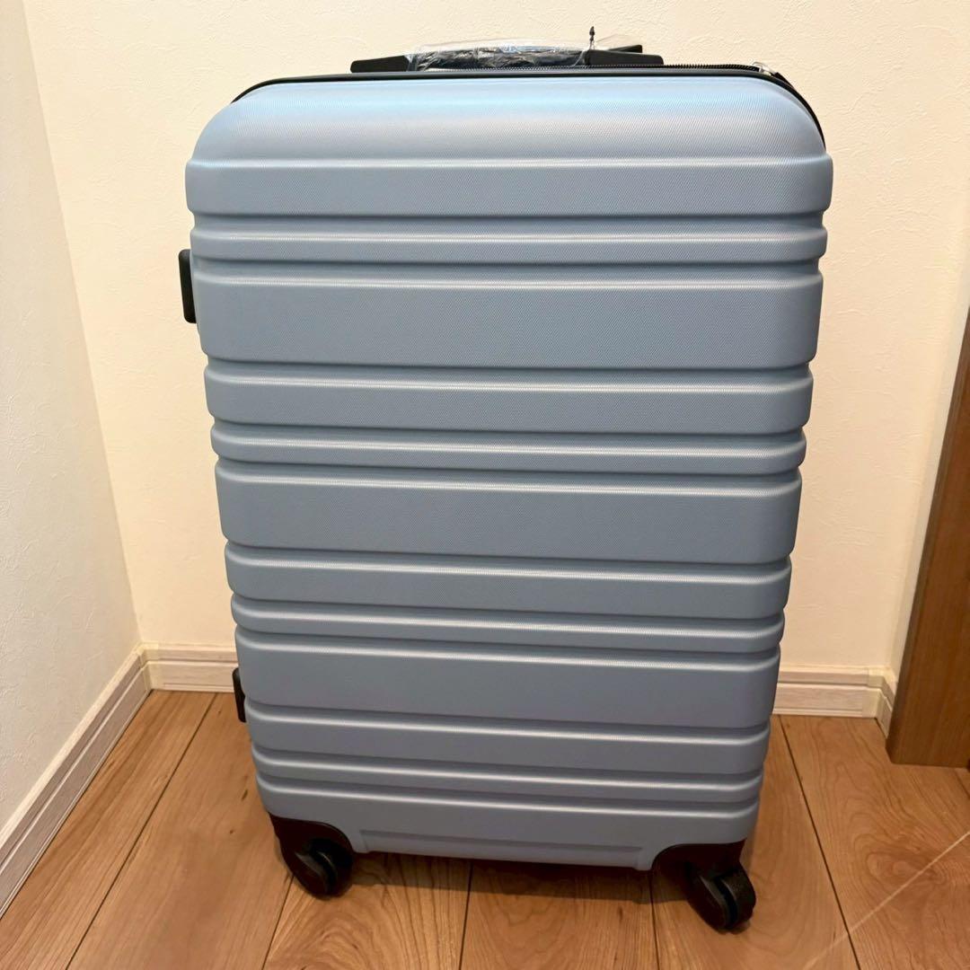 Suitcase Carry-on M Size Light Blue Approx. 53.5L 5